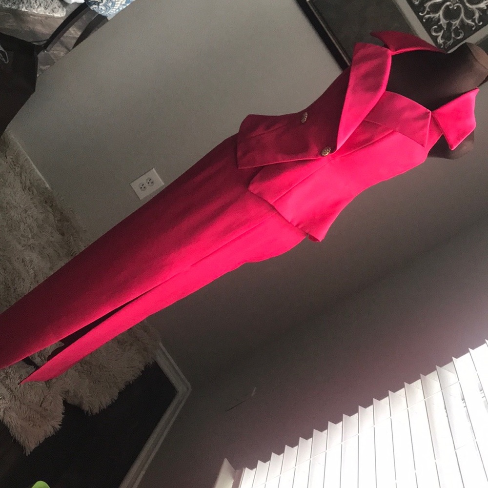 Alex evening two piece double breasted vest suit